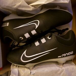 Nike Renew Black and White Cleats